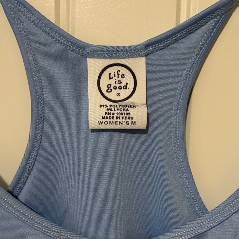 Life Is Good Women's Blue Camisole - Picture 2 of 7